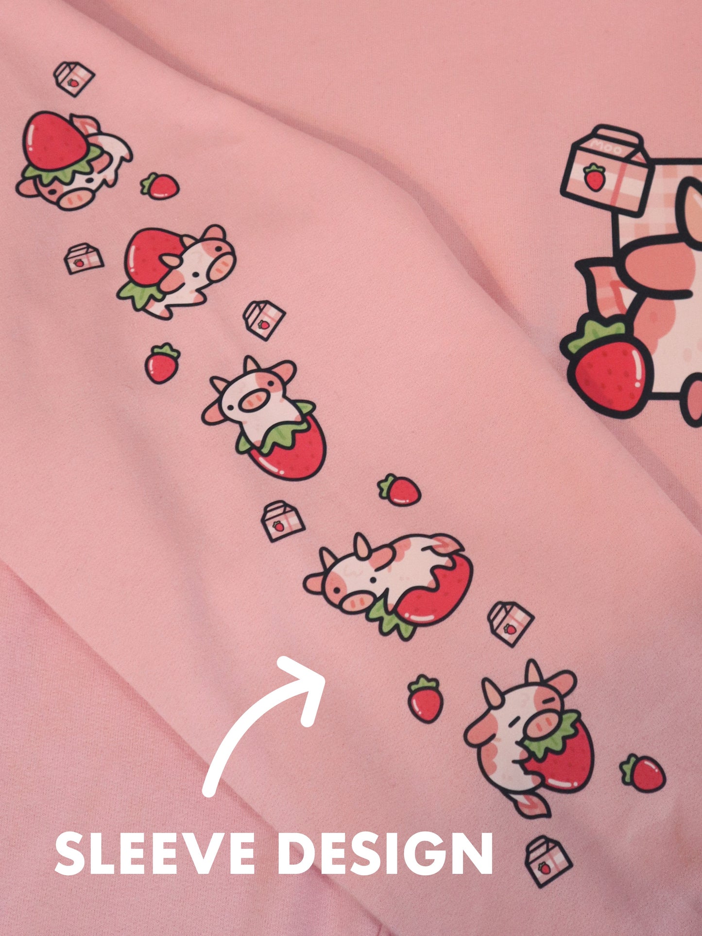 Strawberry Cow Hoodie