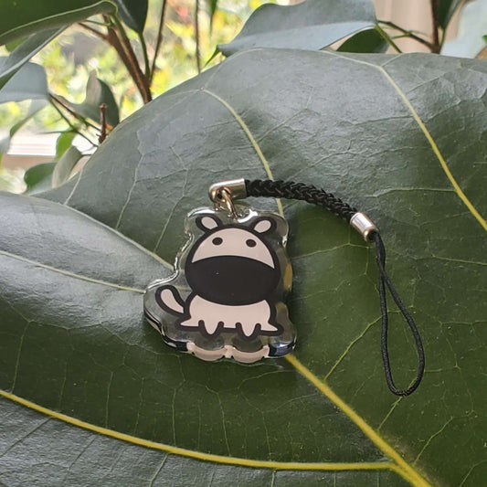 Dog Sniff Double Sided Acrylic Charm