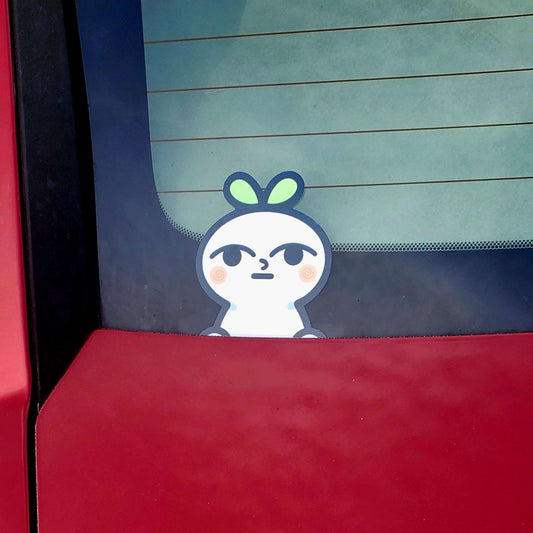 Disapproving Turnip Peaker Vinyl Sticker