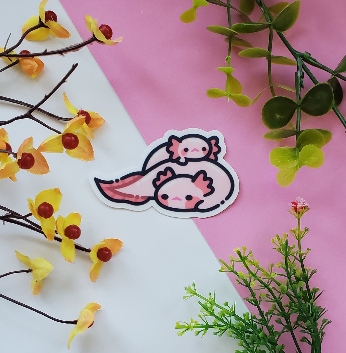 Axolotl Baby Clear Sticker