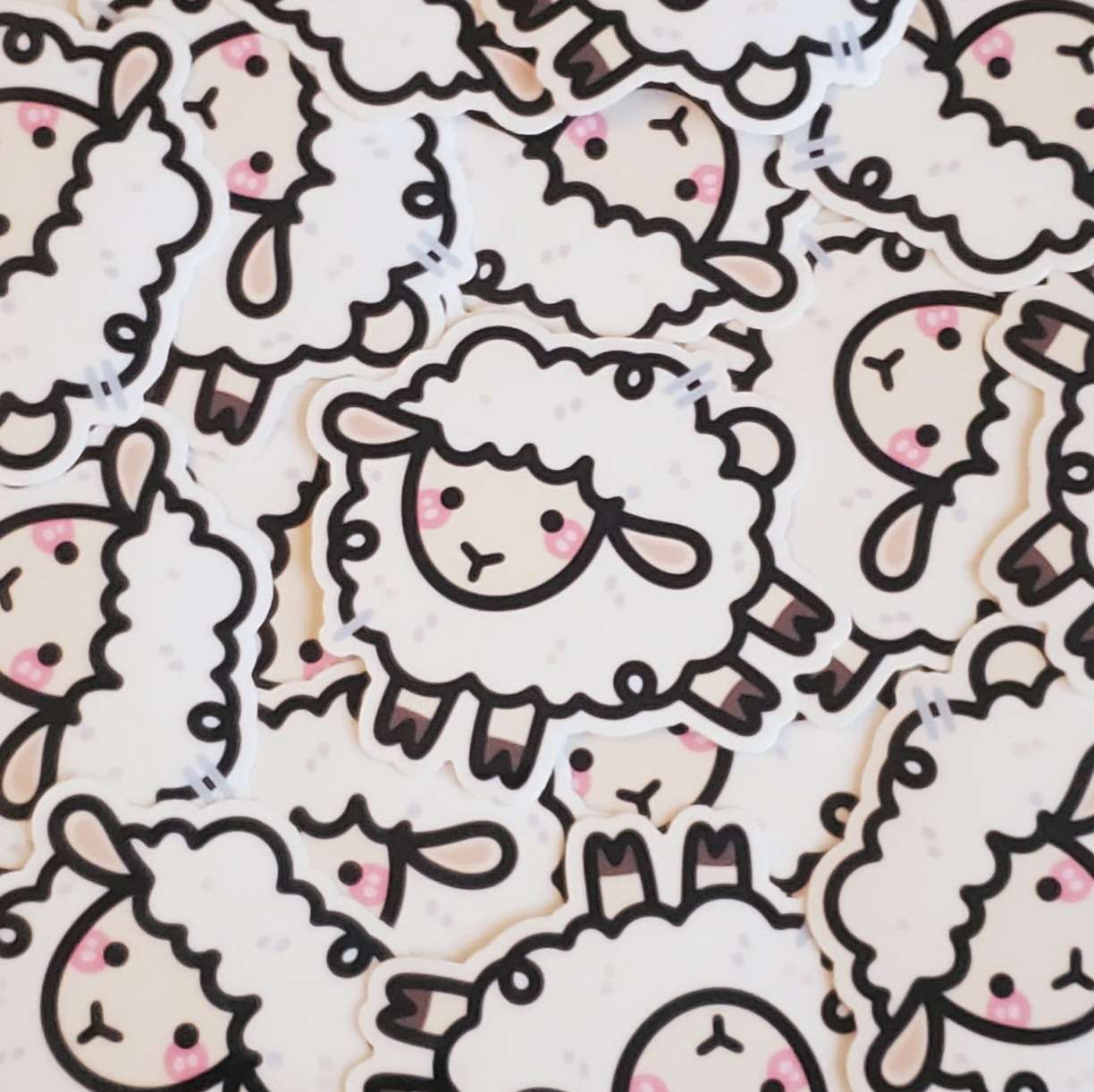 Farm Animal Sticker Pack - Sheep, Pig, Cow, & Chicken