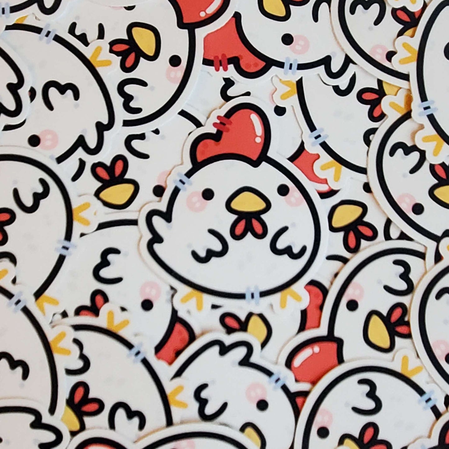 Farm Animal Sticker Pack - Sheep, Pig, Cow, & Chicken