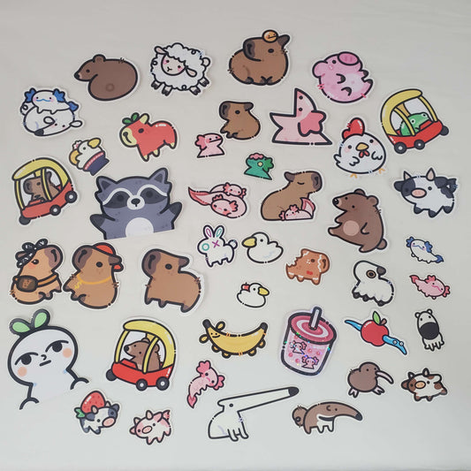 10 RANDOM MYSTERY STICKERS