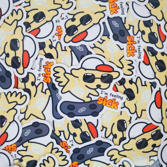 SICK DOG STICKER