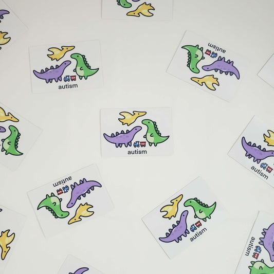 AUTISM DINOSAUR STICKER