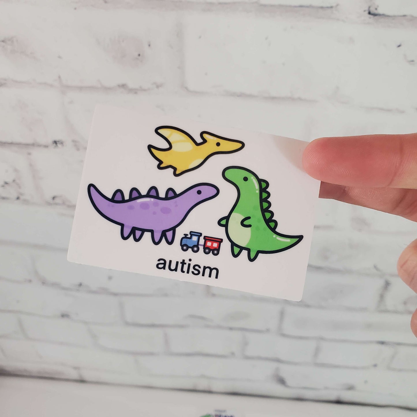 AUTISM DINOSAUR STICKER