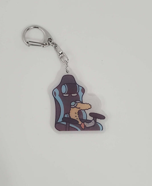 Cooked Shrimp Lenticular Keychain