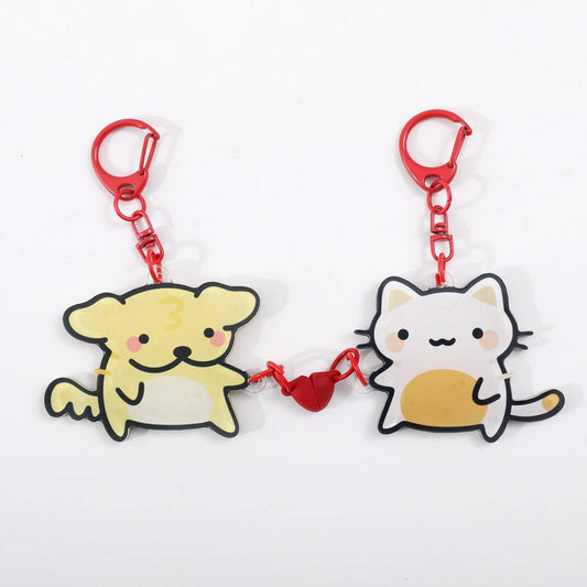 Suni & Luna Magnetic Matching Keychains