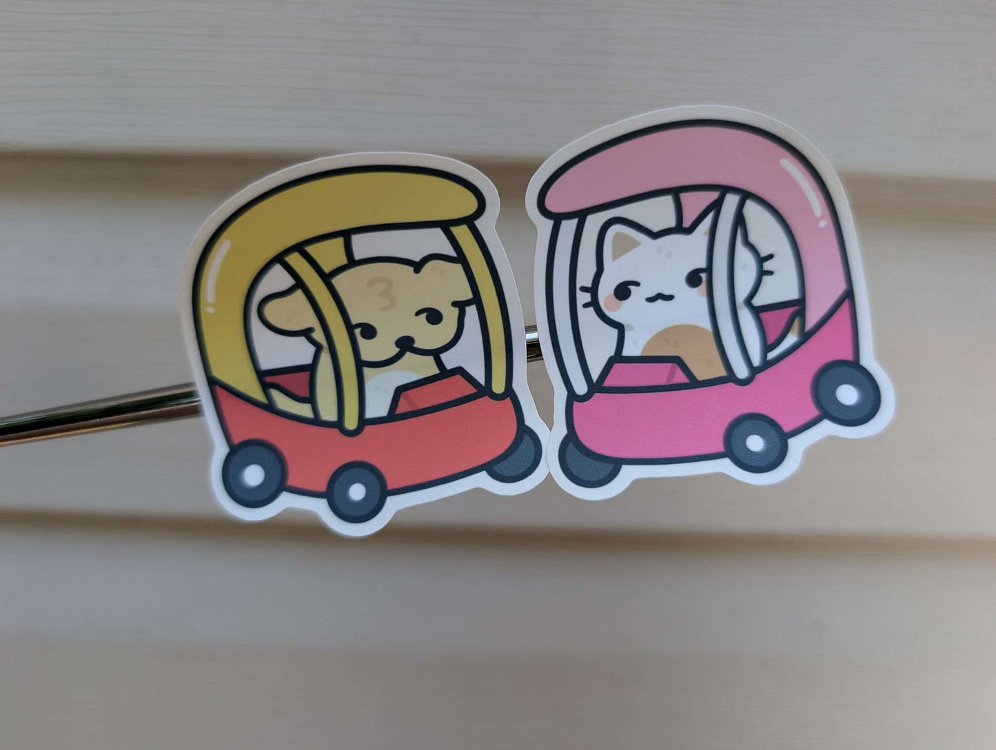 Suni & Luna Matching Car Stickers