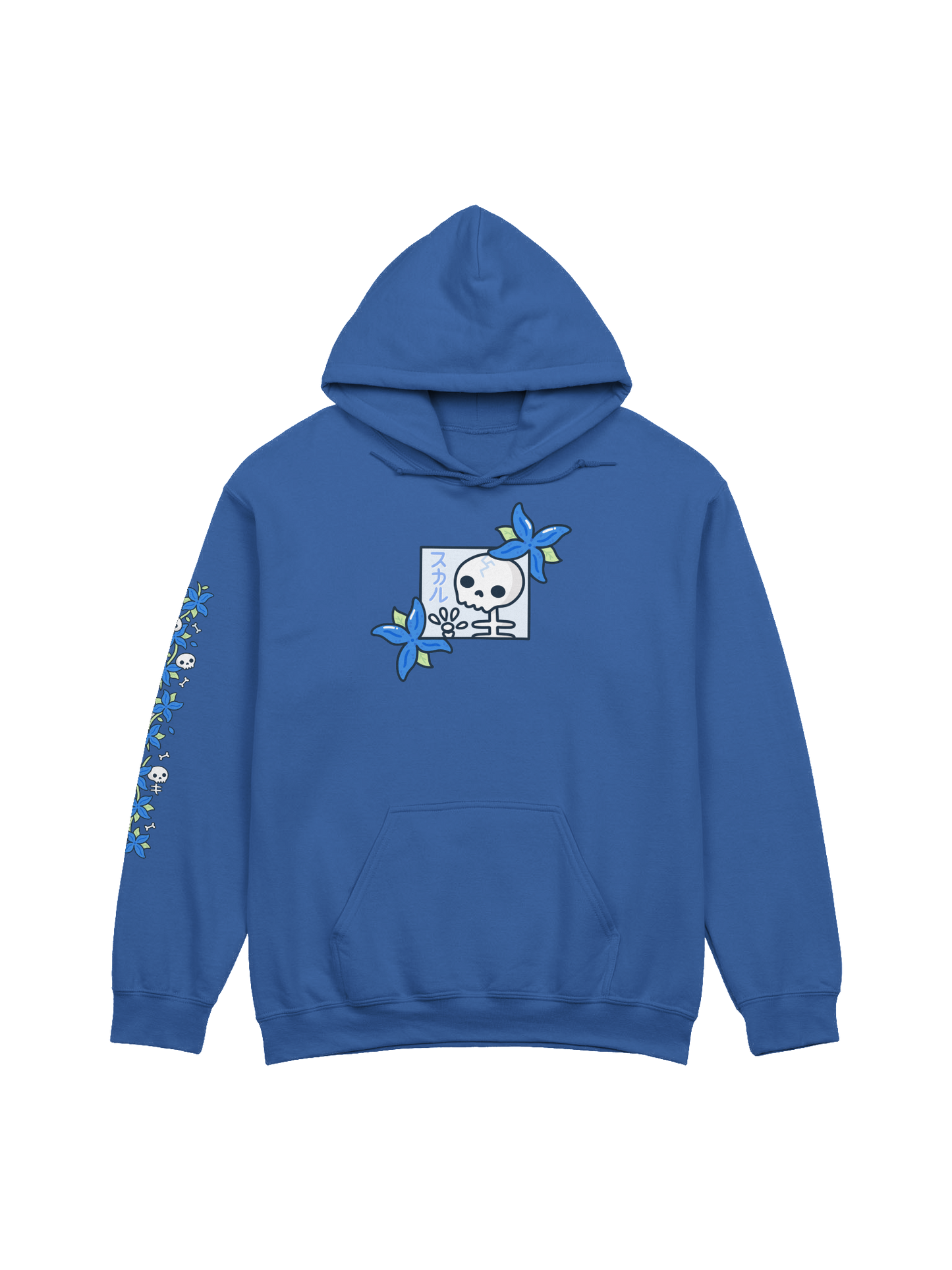 Skulls n' Hydrangeas Hoodie