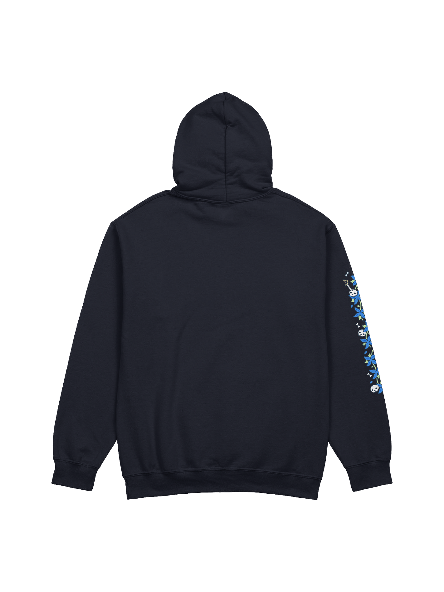 Skulls n' Hydrangeas Hoodie