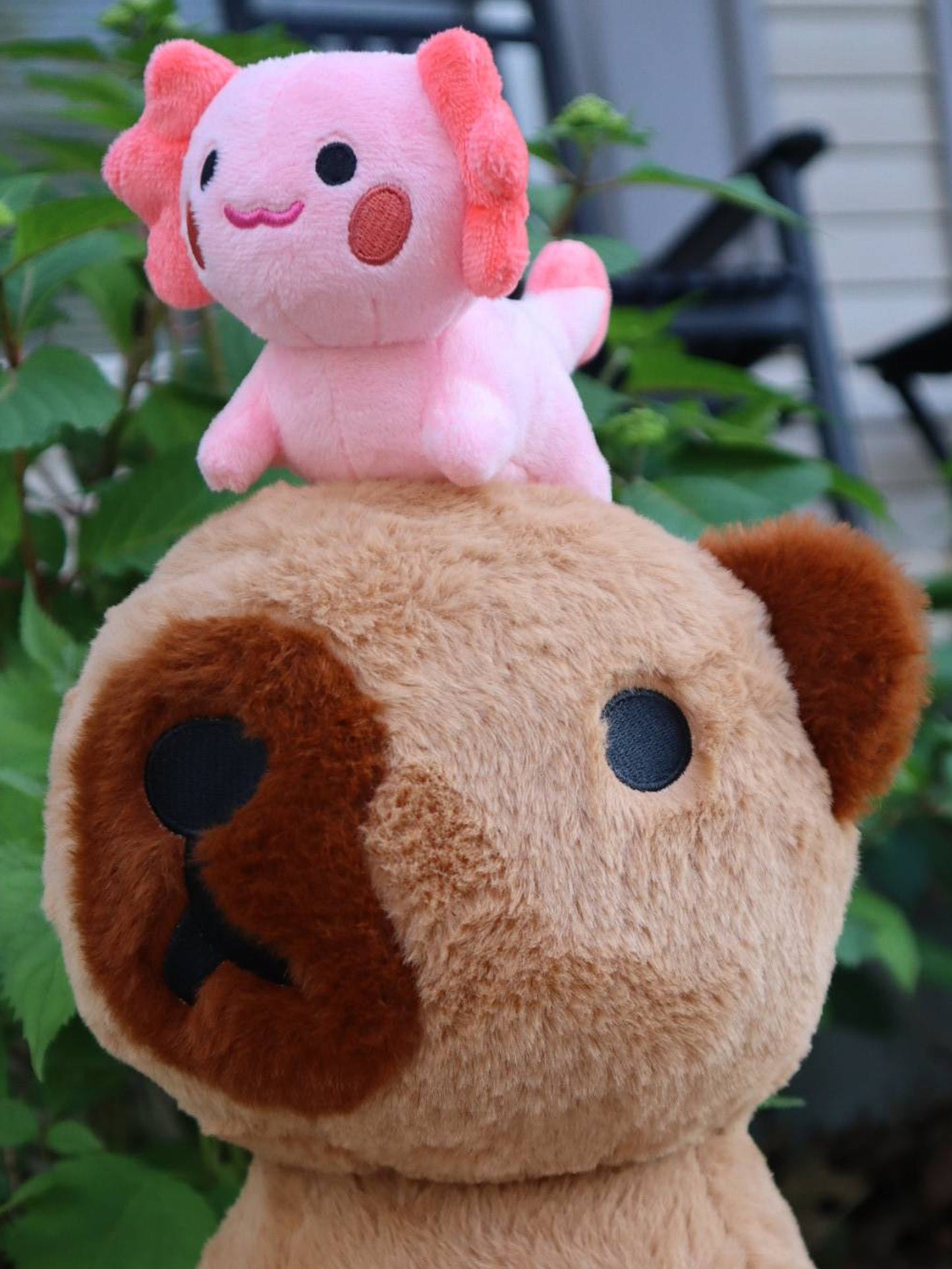 Capybara and Axolotl Magnetic Plushie (PRE ORDER)
