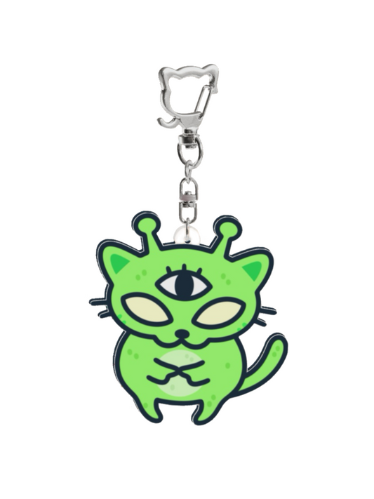 Space Cat Keychain