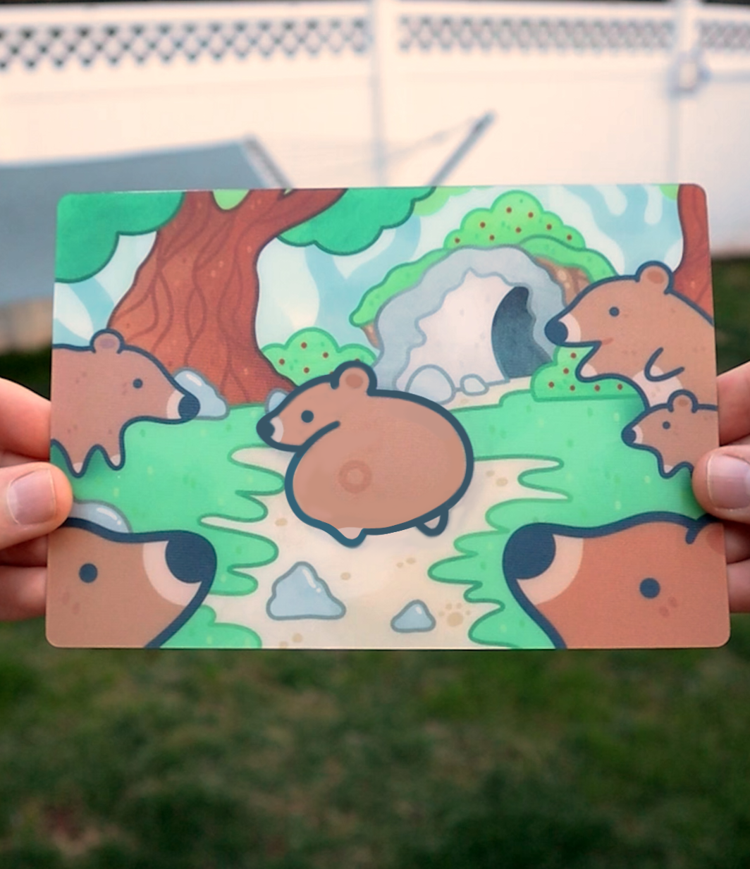 Bear Twerk Lenticular Print