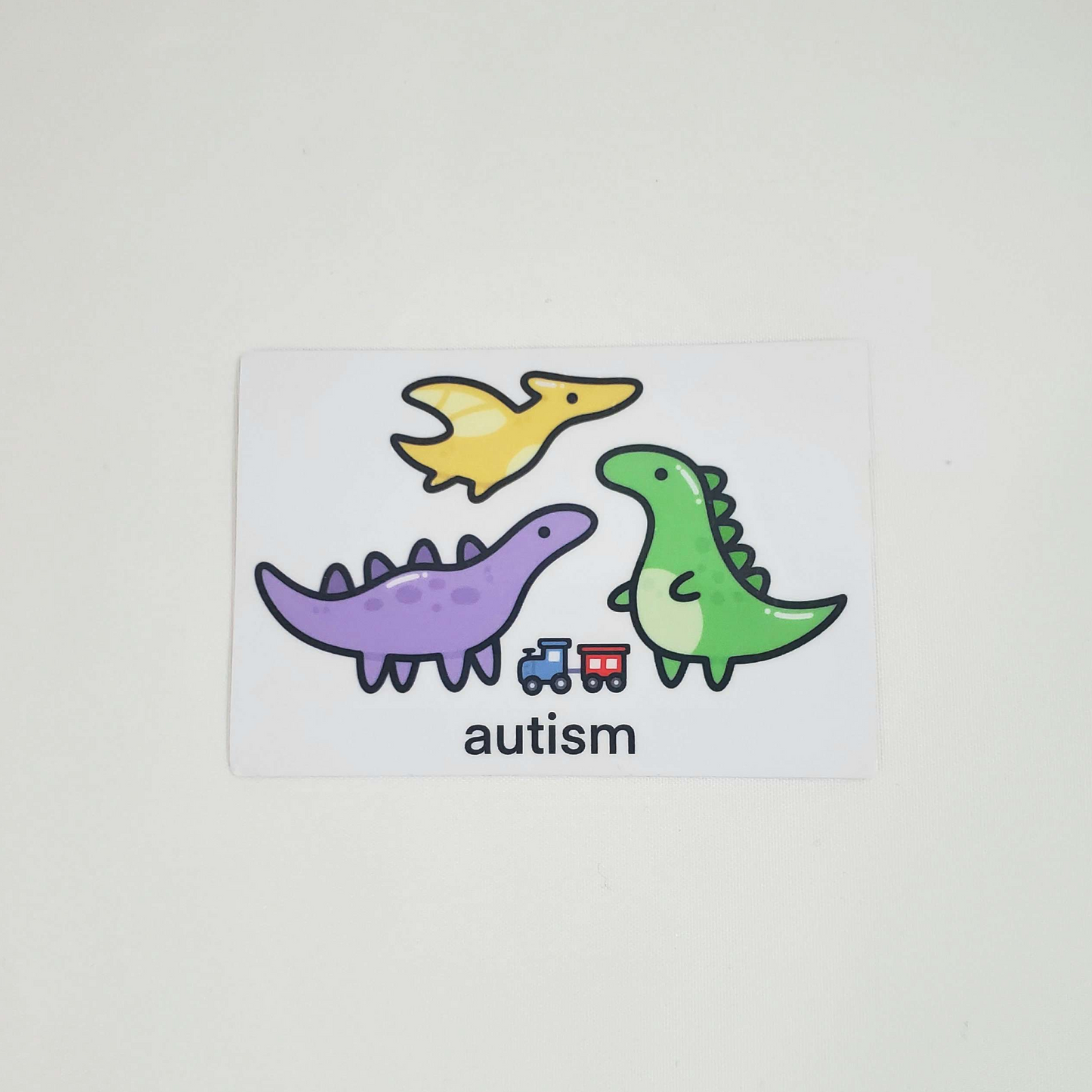 AUTISM DINOSAUR STICKER