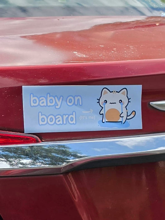 Baby on Board Bumper Magnet