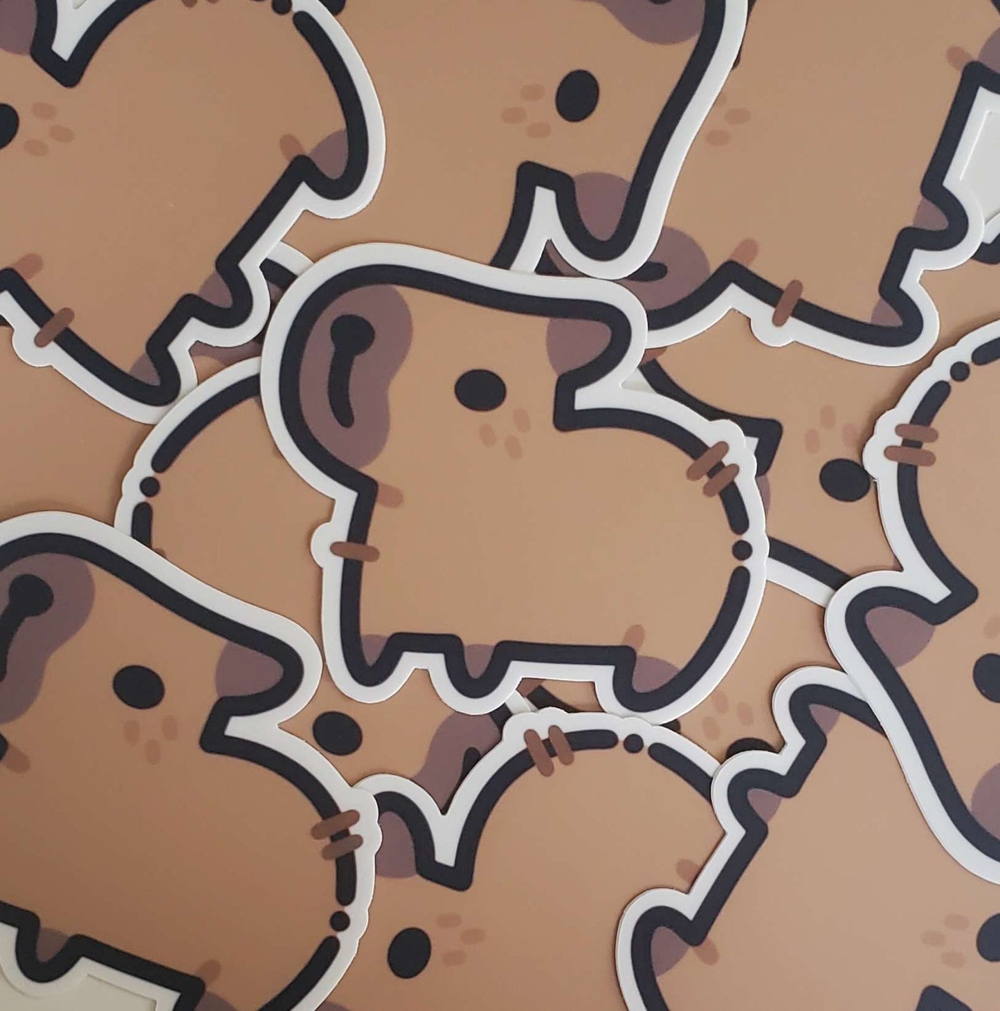 Capybara Clear Sticker
