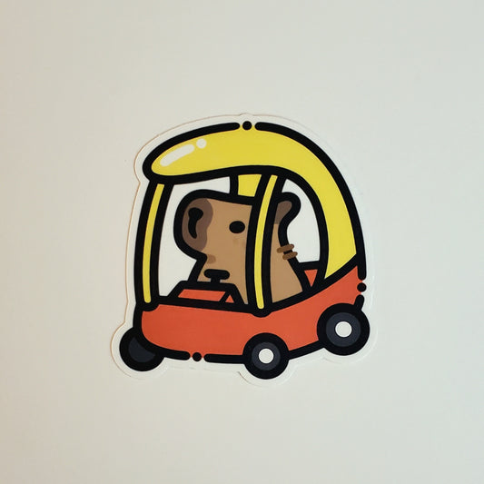 Capybara Car Sticker
