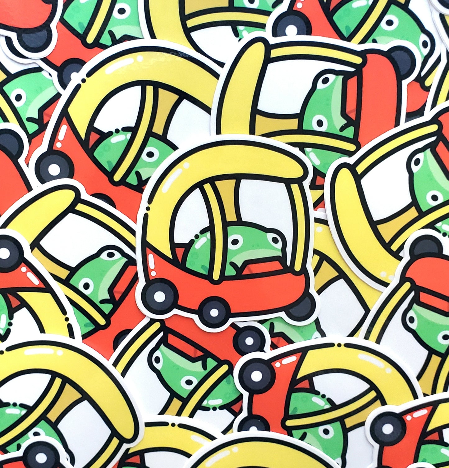 FROGGY CAR STICKER