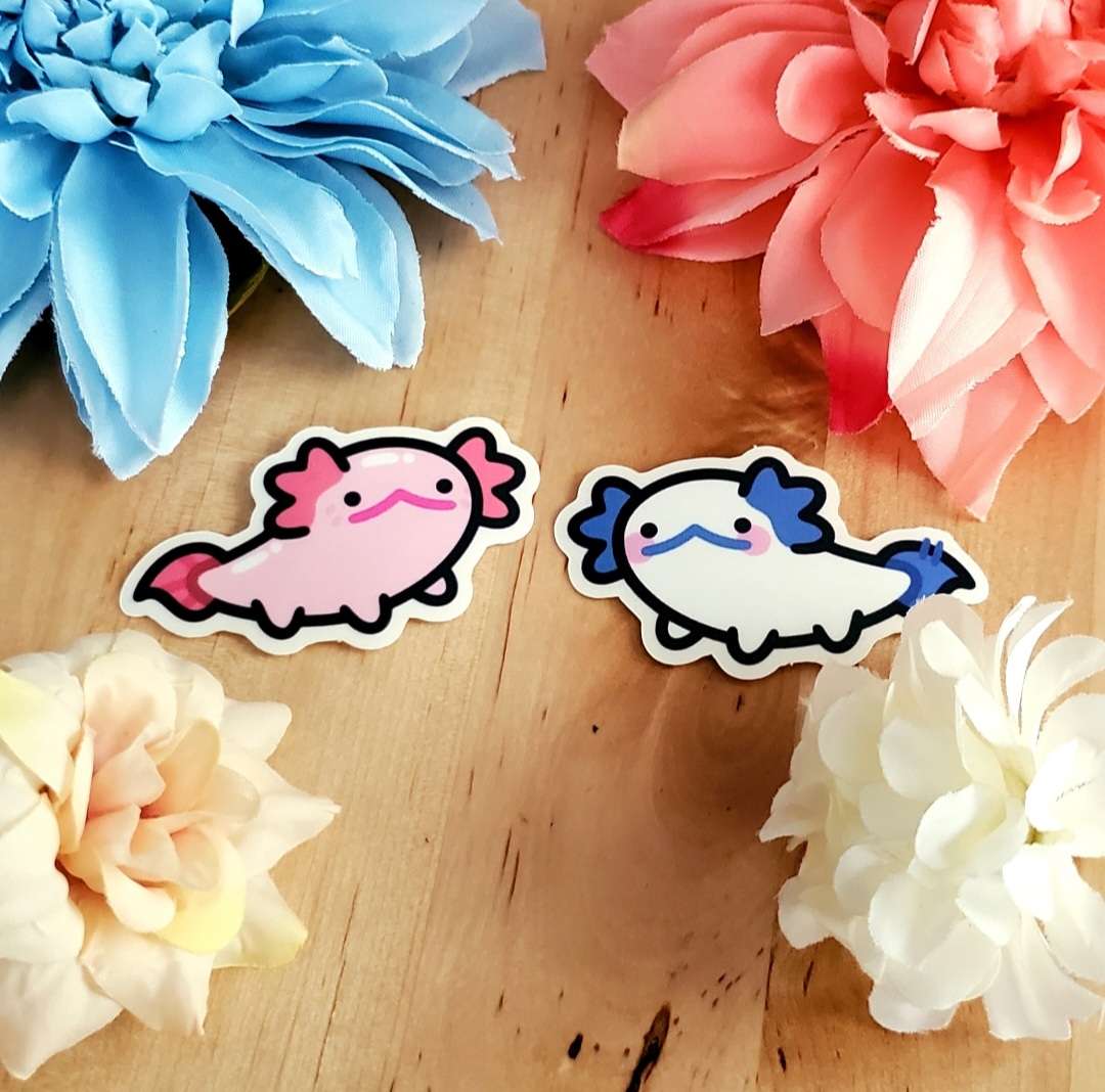 Axolotl Friend Sticker