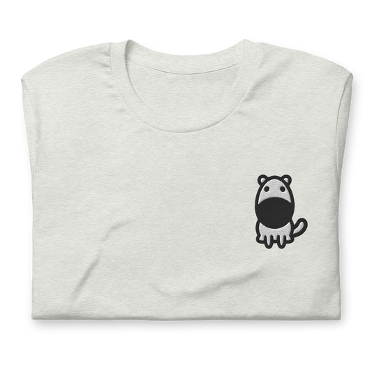 Dog Sniff Embroidered T-Shirt