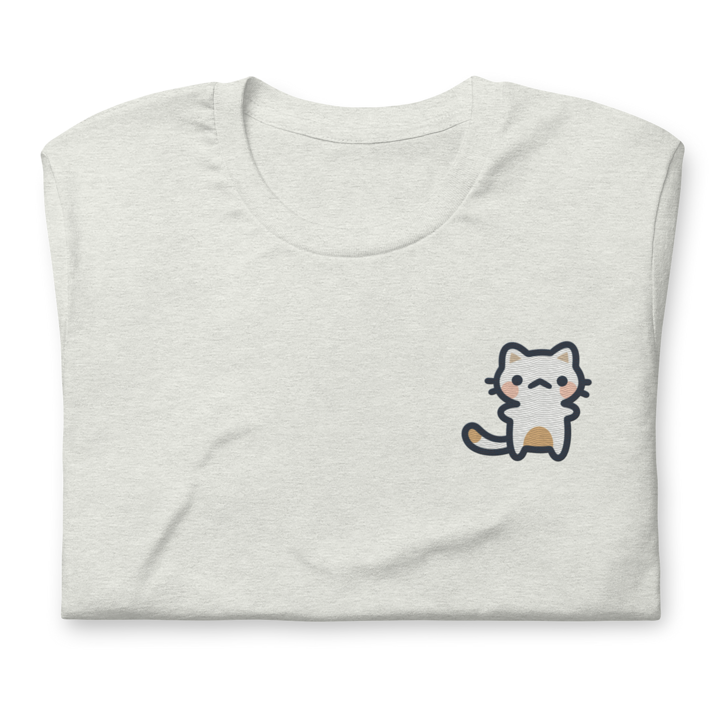 Cat Embroidered T-Shirt