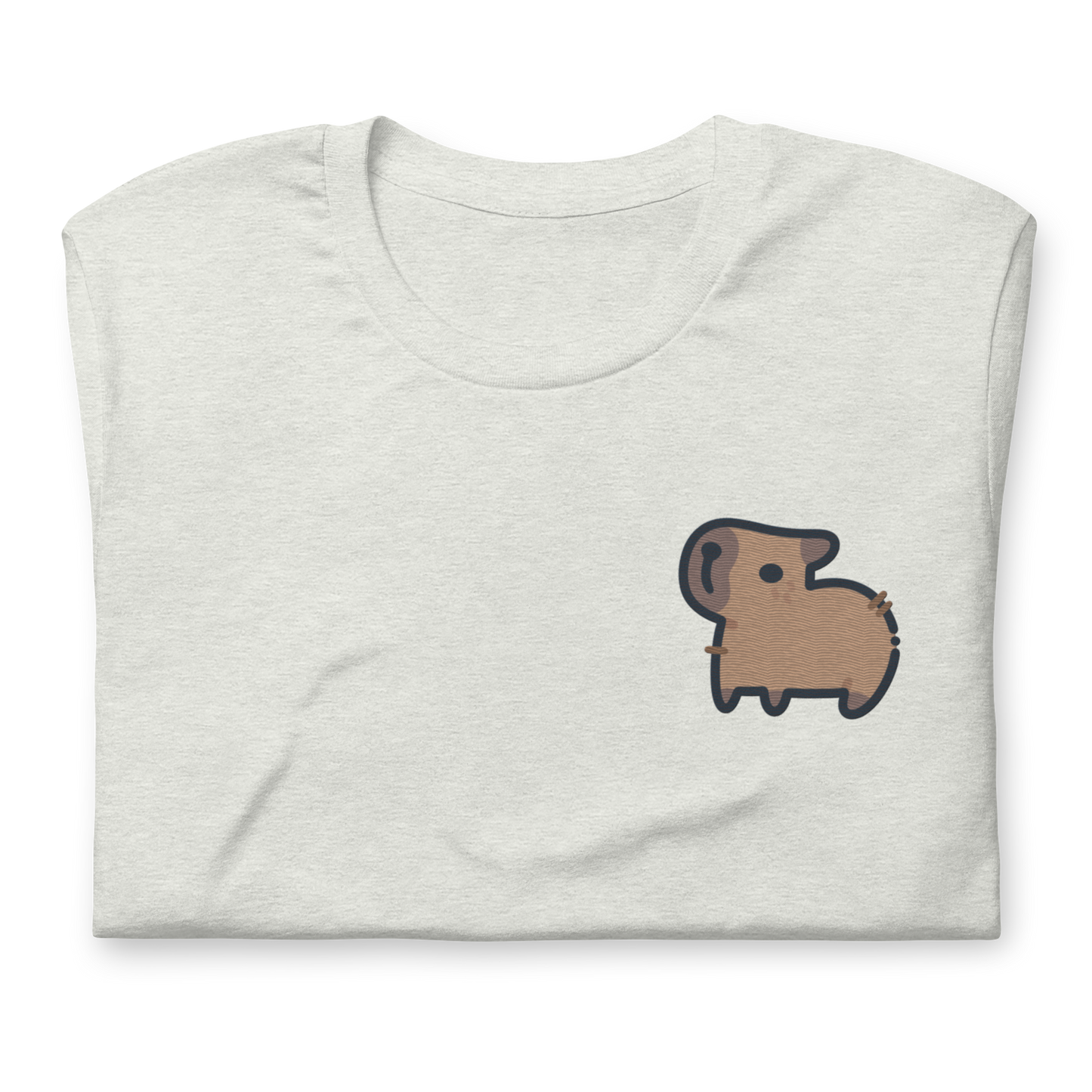 Capybara Embroidered T-Shirt