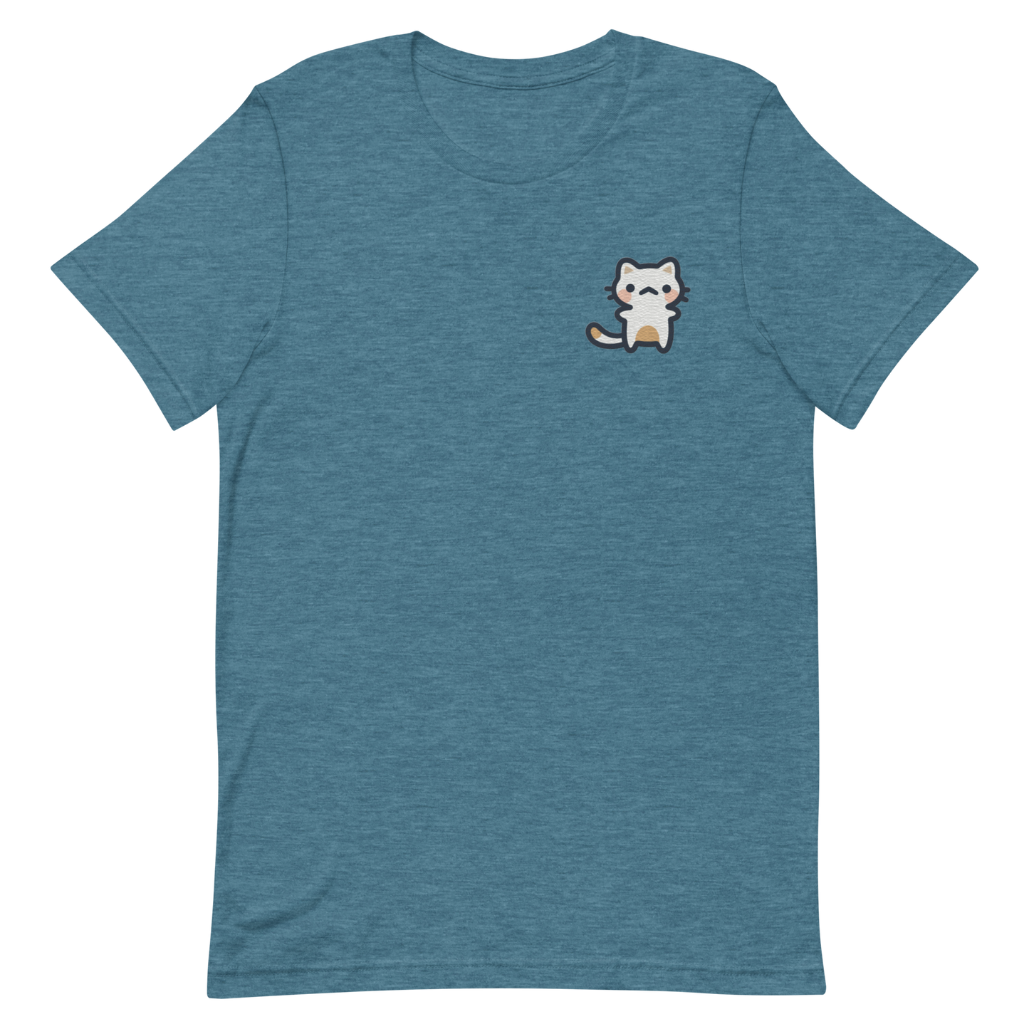 Cat Embroidered T-Shirt