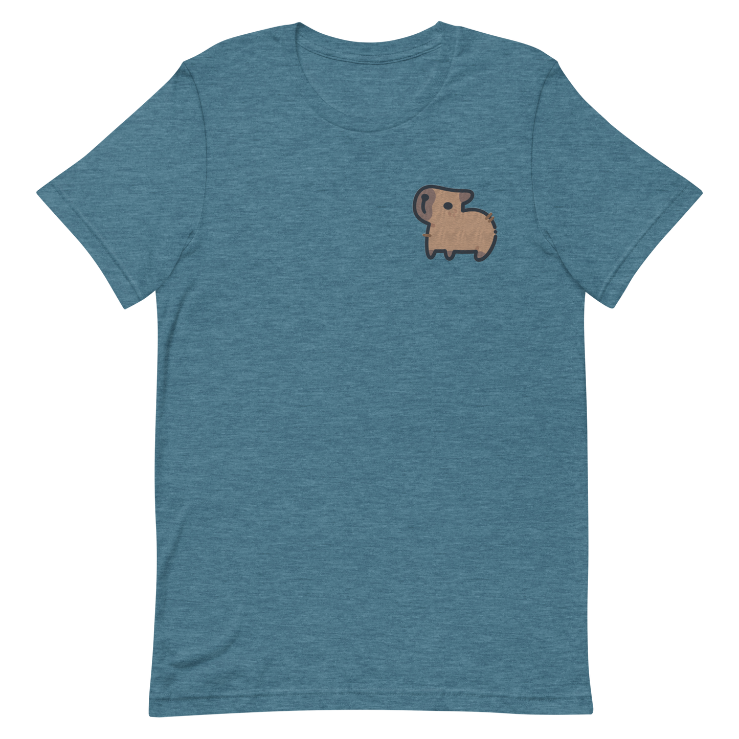 Capybara Embroidered T-Shirt