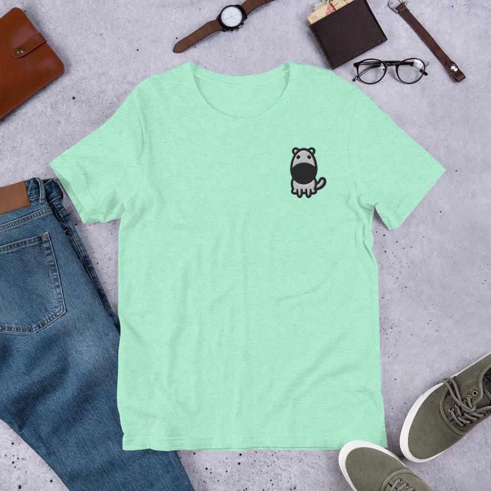 Dog Sniff Embroidered T-Shirt