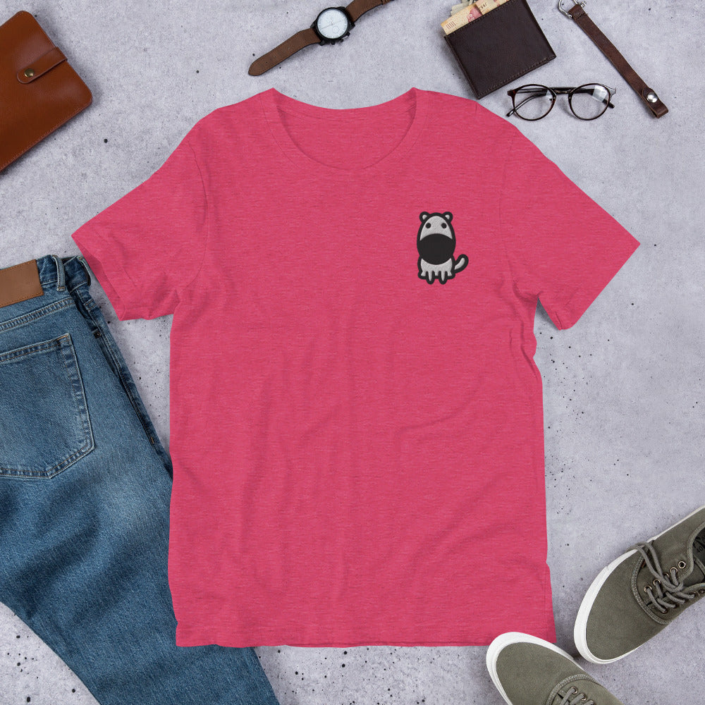 Dog Sniff Embroidered T-Shirt