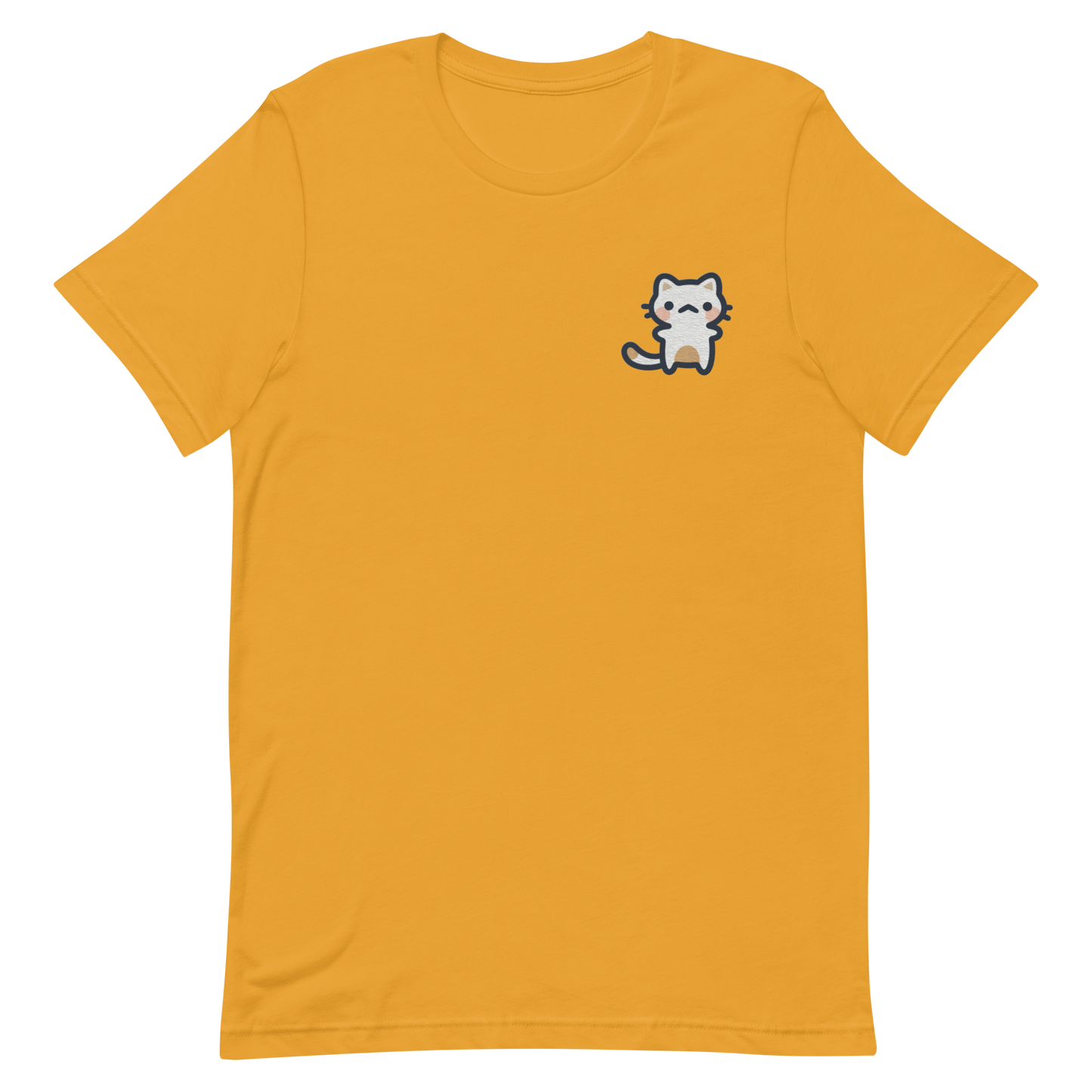 Cat Embroidered T-Shirt