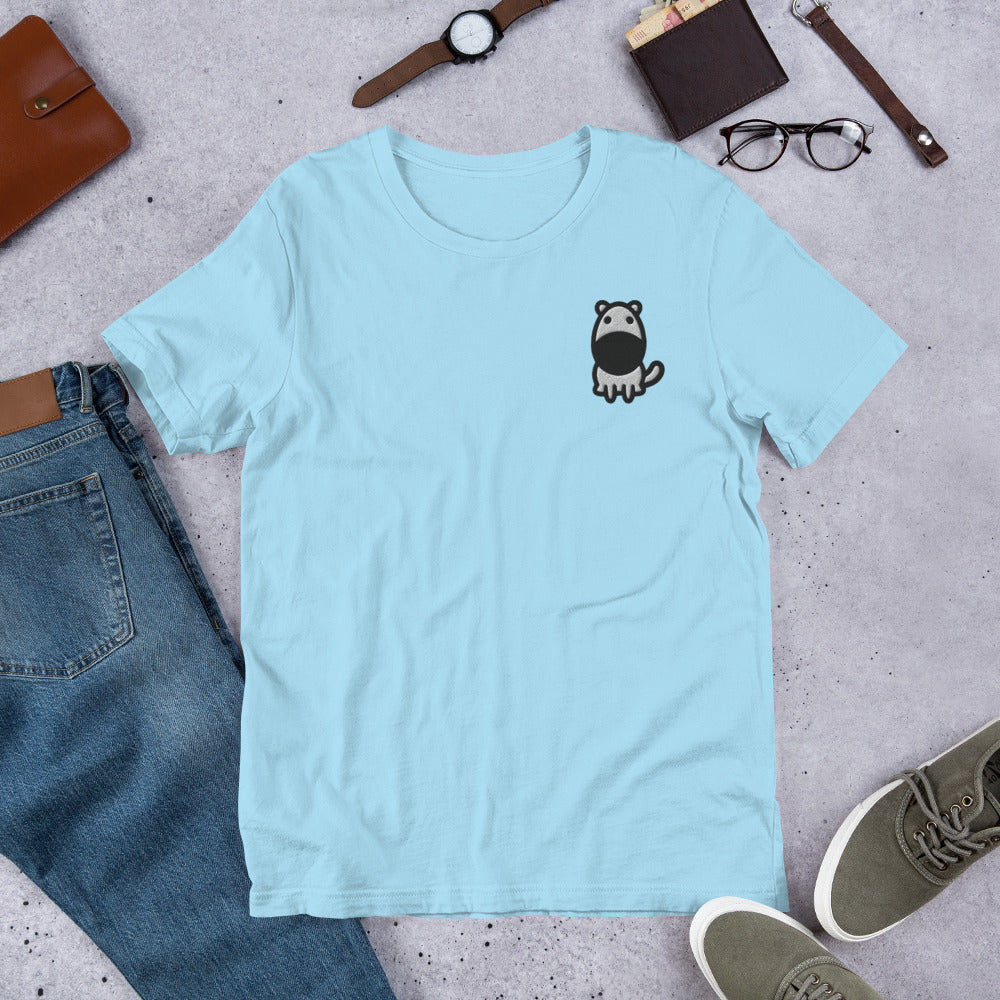 Dog Sniff Embroidered T-Shirt