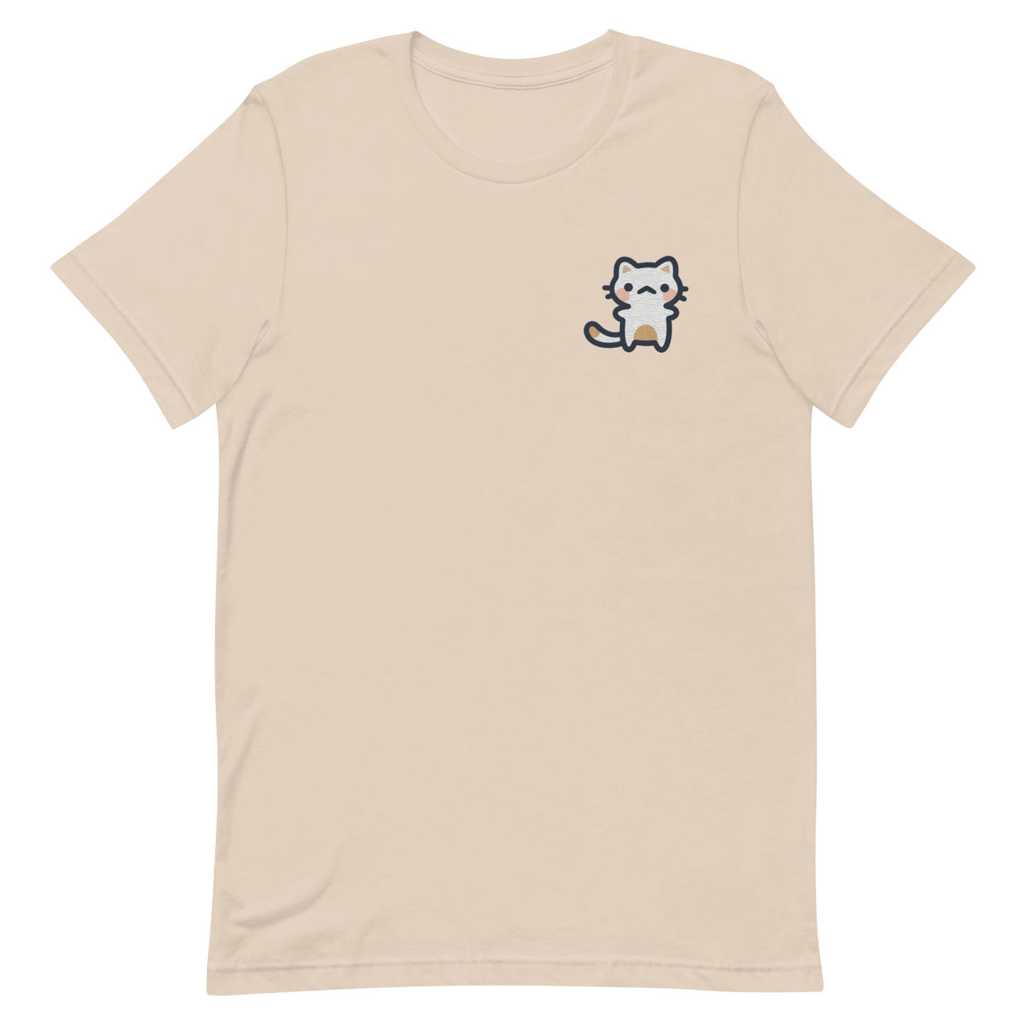 Cat Embroidered T-Shirt