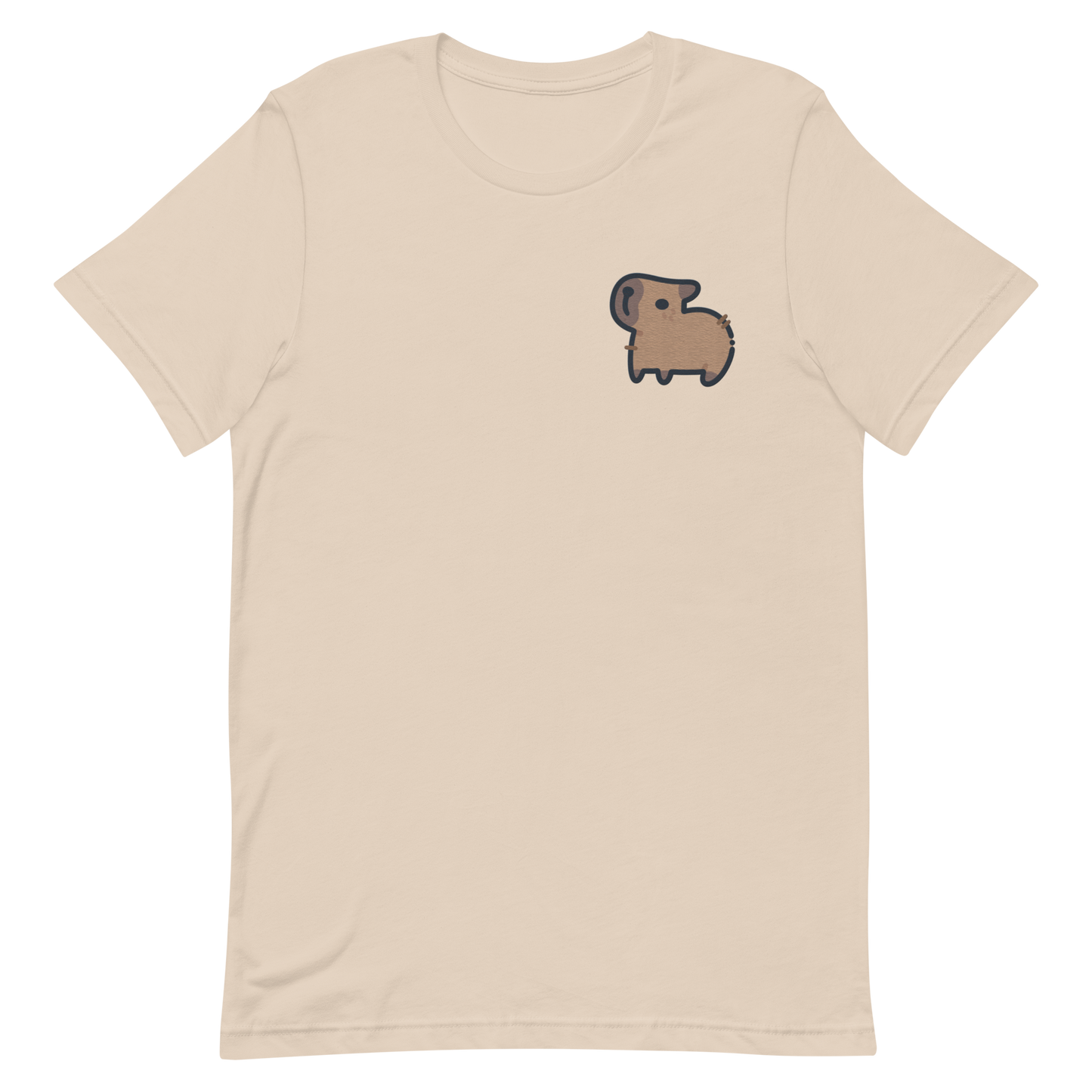 Capybara Embroidered T-Shirt