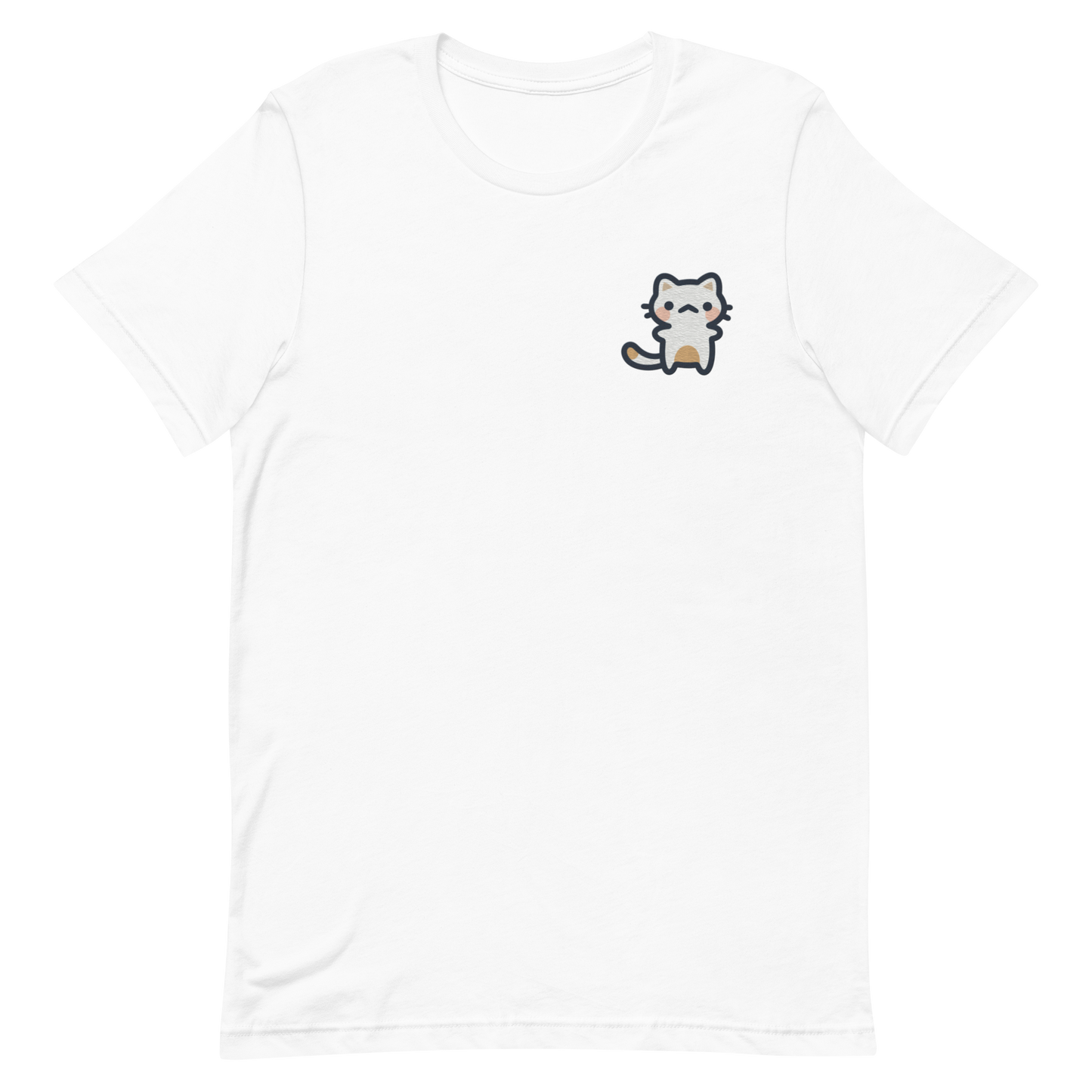 Cat Embroidered T-Shirt