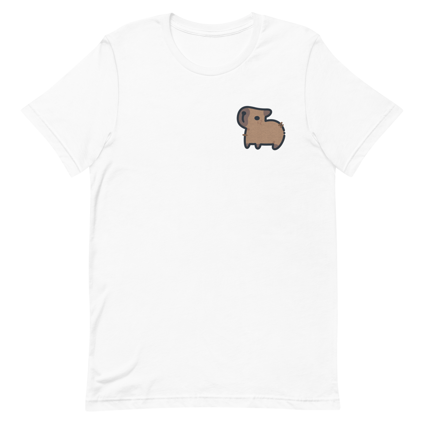 Capybara Embroidered T-Shirt