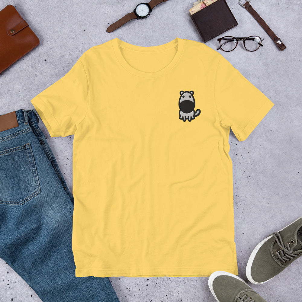 Dog Sniff Embroidered T-Shirt