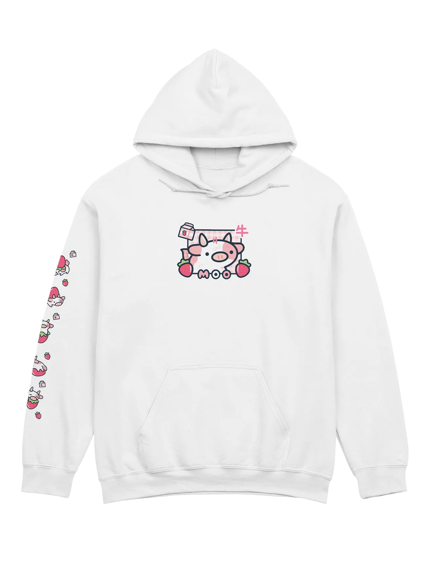 Strawberry Cow Hoodie