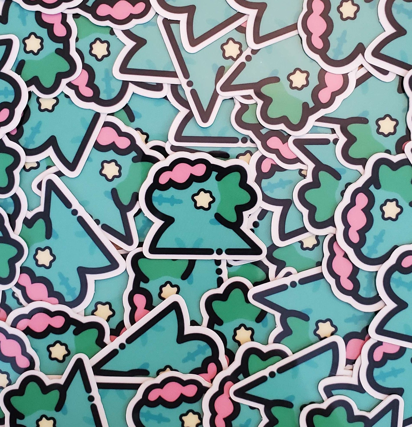 Zombie Axolotl Glow in the Dark Sticker