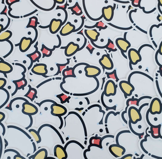Apple Duck Sticker