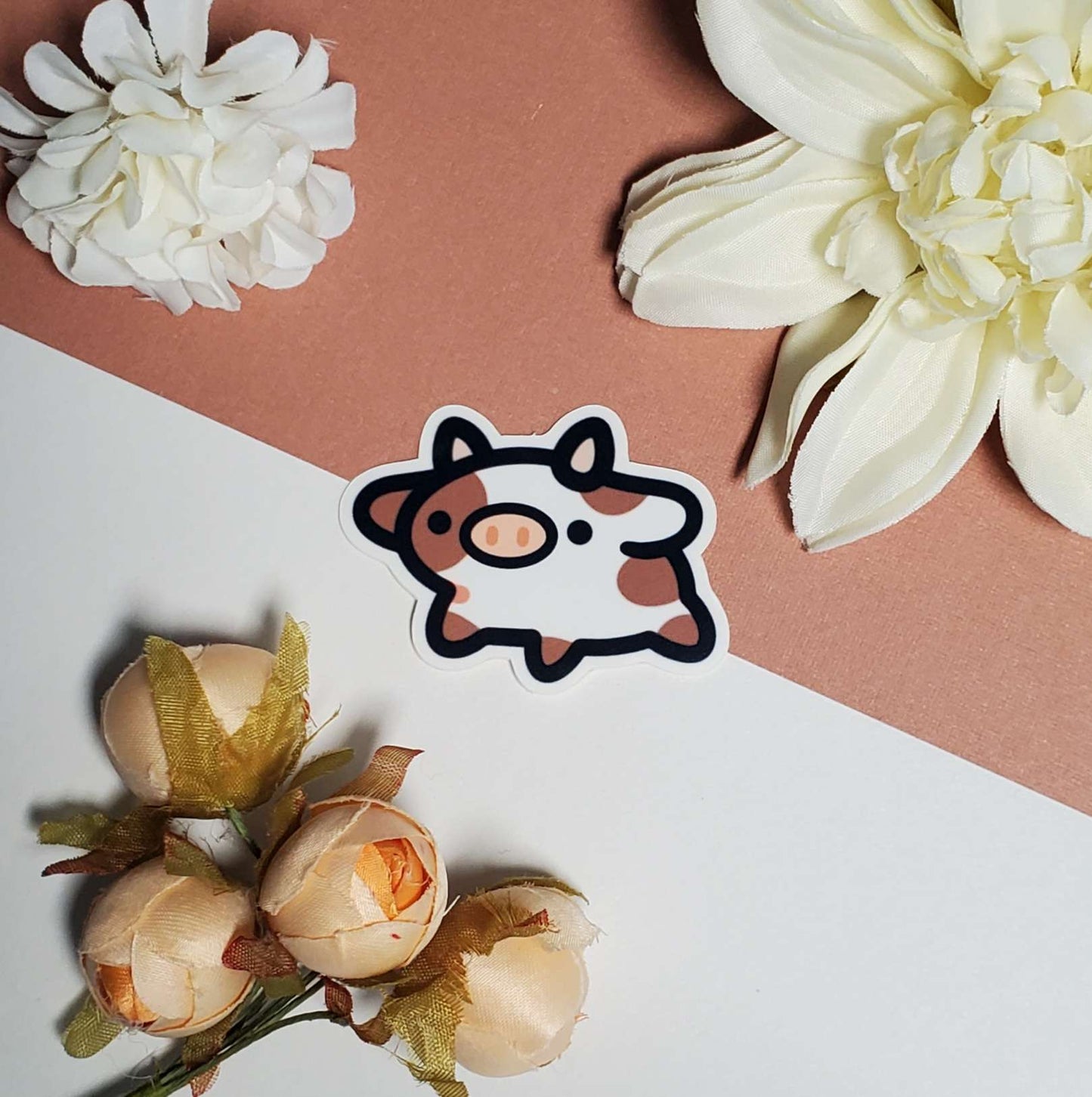 Chocolate Cow Sticker