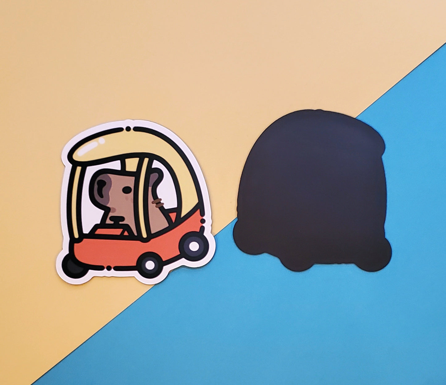 Capybara Car Refrigerator Magnet