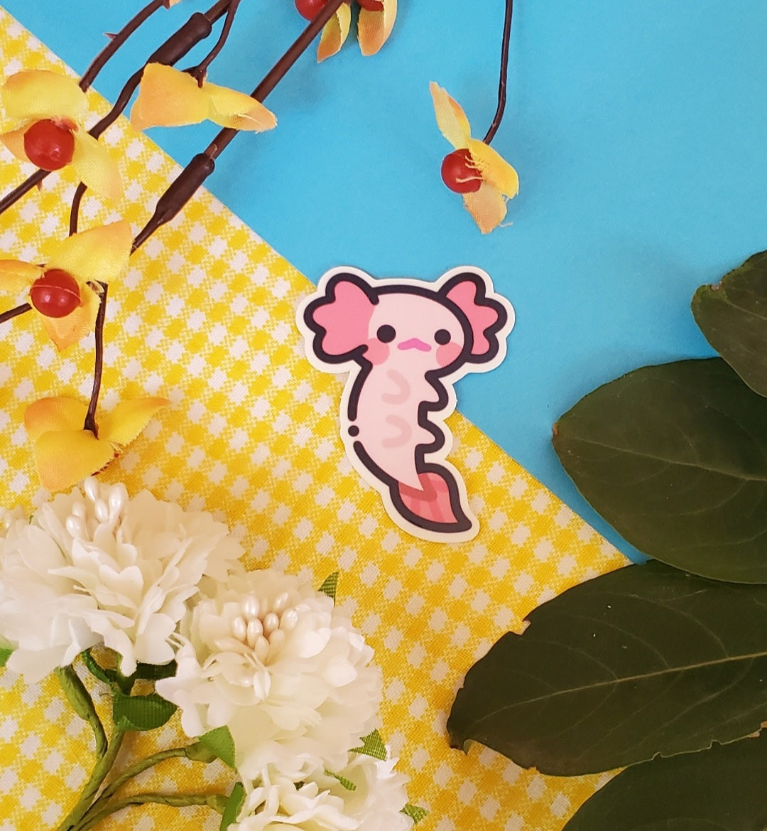 Axolotl'd Clear Sticker