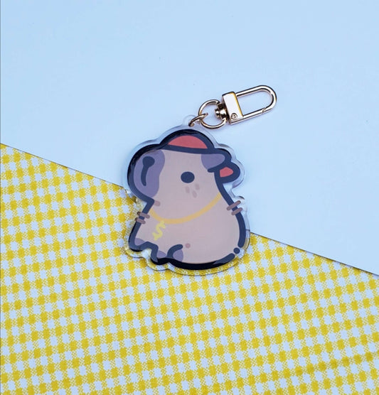 Capybara Drip Boy Charm