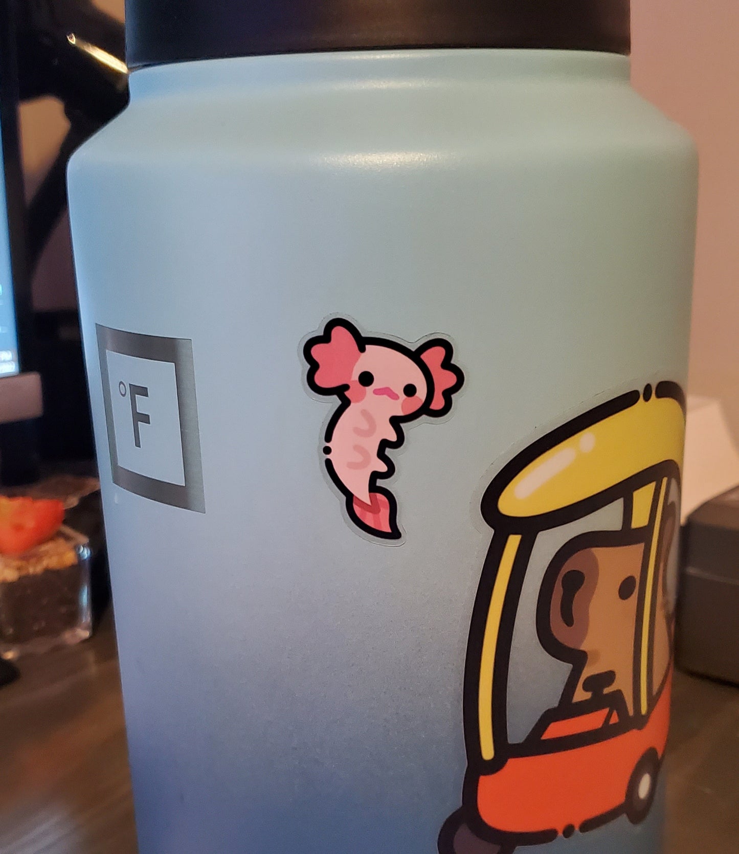 Axolotl'd Clear Sticker