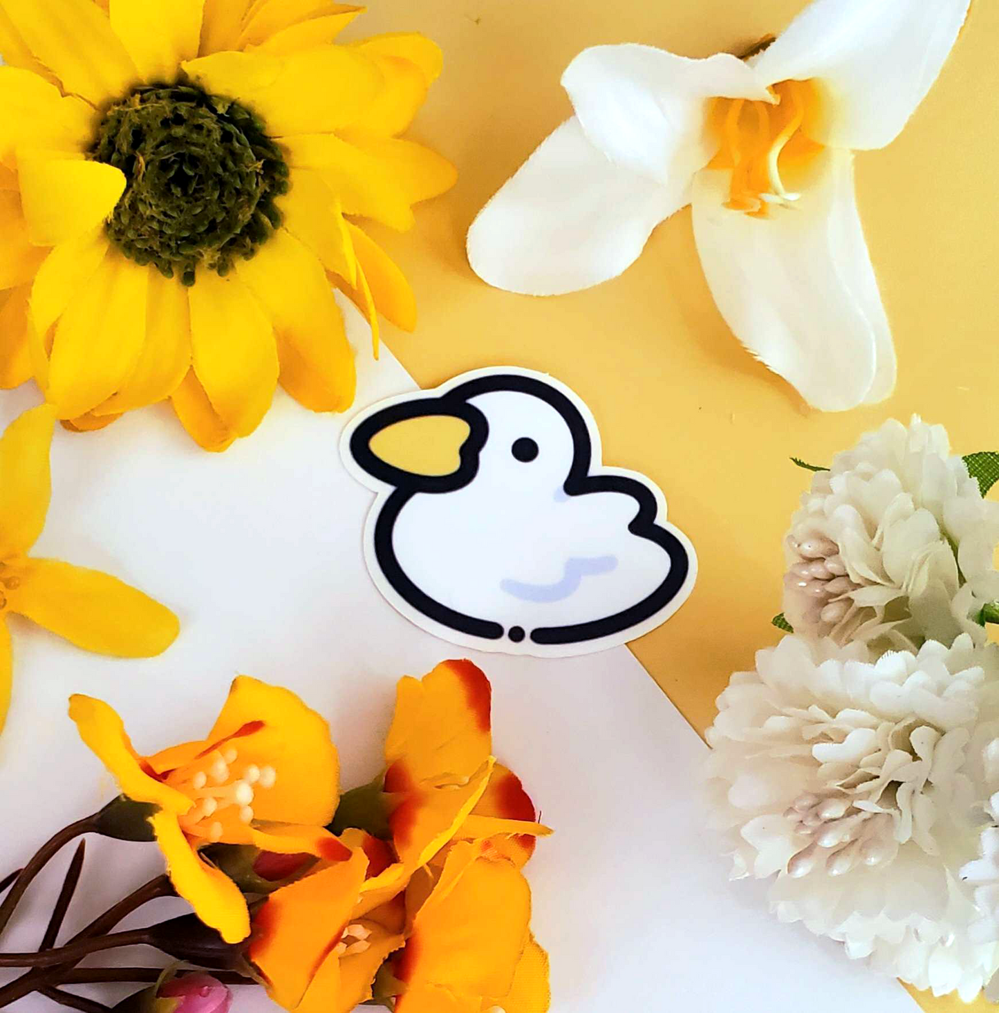 Duck Clear Sticker