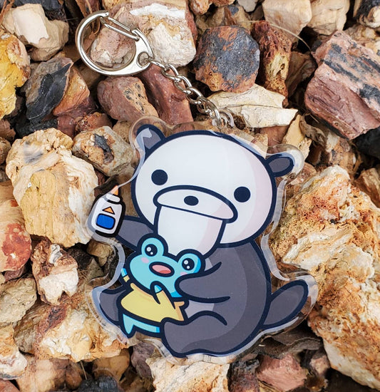 Frog & Otter Double Sided Charm