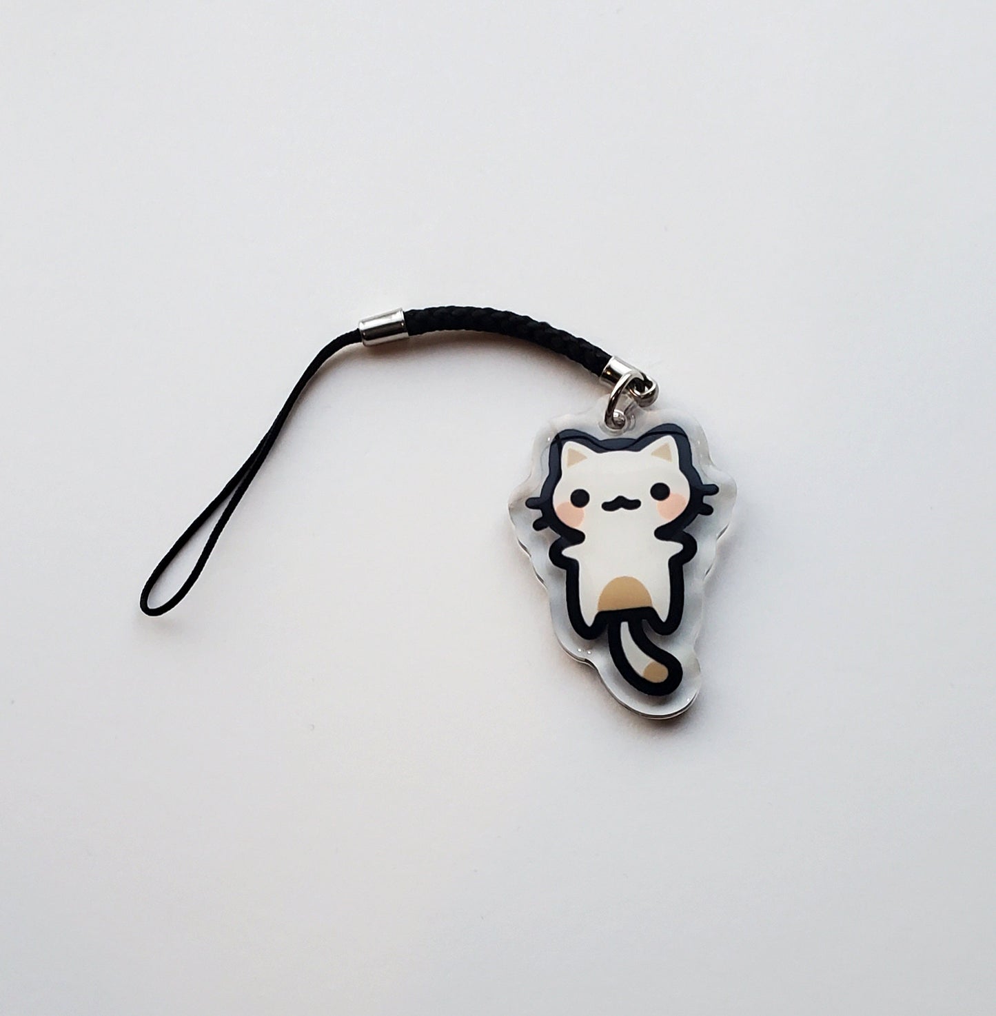 Calico Cat Double Sided Acrylic Charm