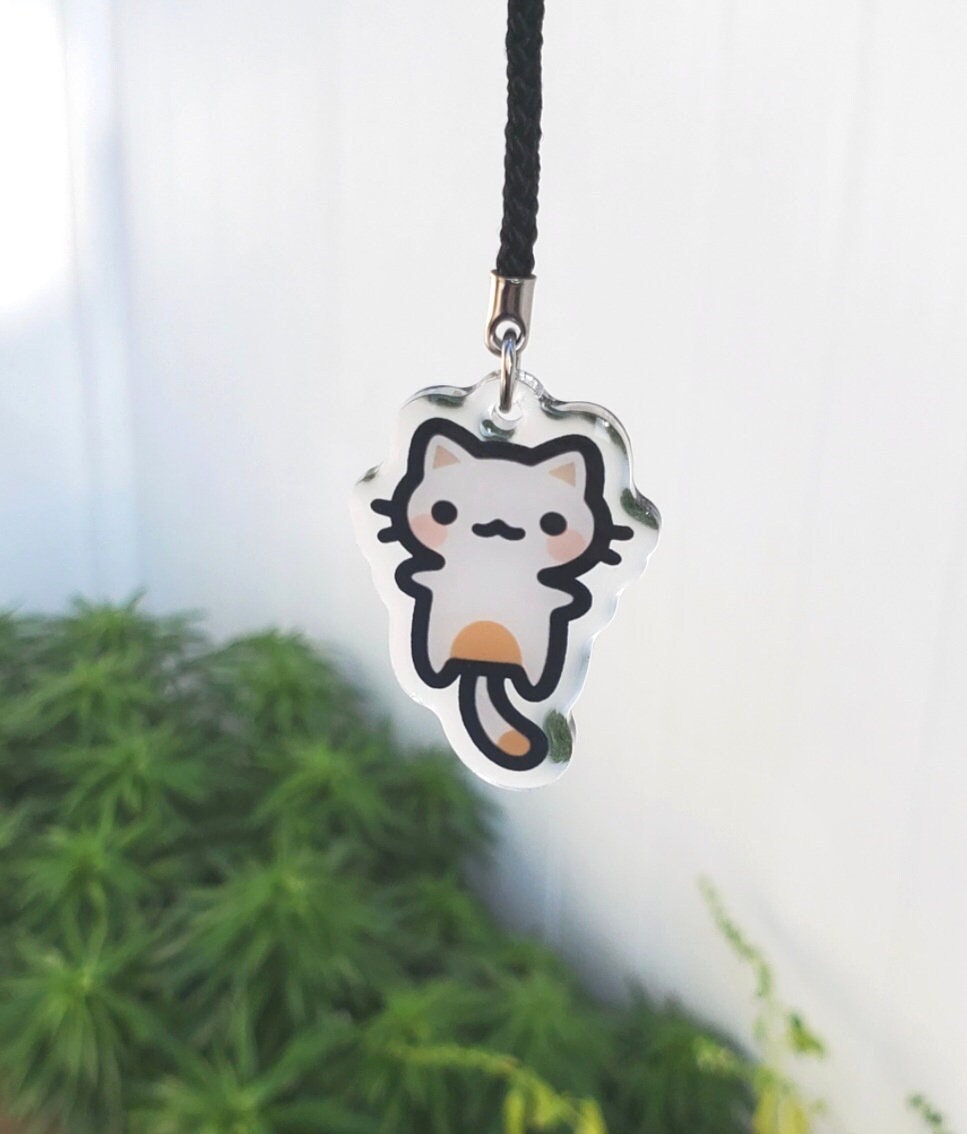 Calico Cat Double Sided Acrylic Charm
